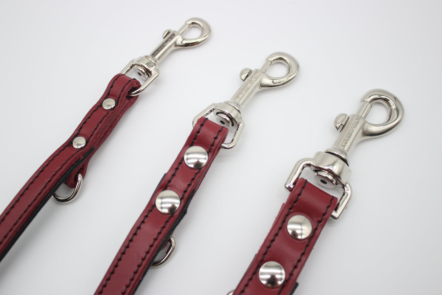 FinestPaw_Leine_Soft_Komfort_Fuehrleine_rot-schwarz_all_all_silber_3karabiner