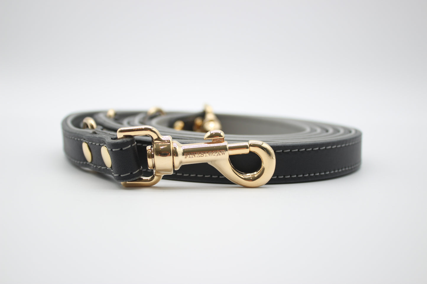 FinestPaw_Leine_Soft_Komfort_Fuehrleine_schwarz-grau_all_all_gold_front