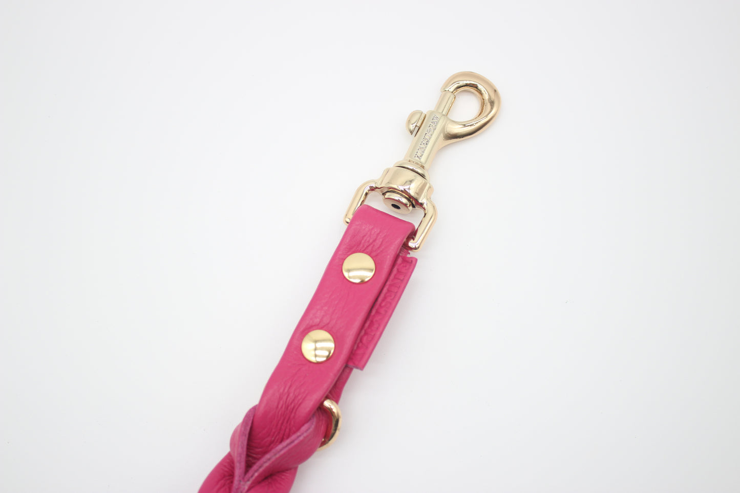FinestPaw_Leine_Vollgeflochten_Fuehrleine_pink_all_all_gold_karabiner