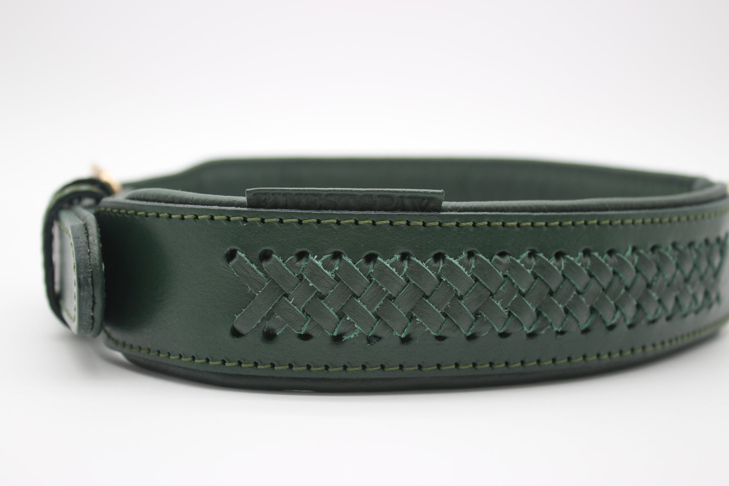 Flechtkunst Halsband Royal-Blau