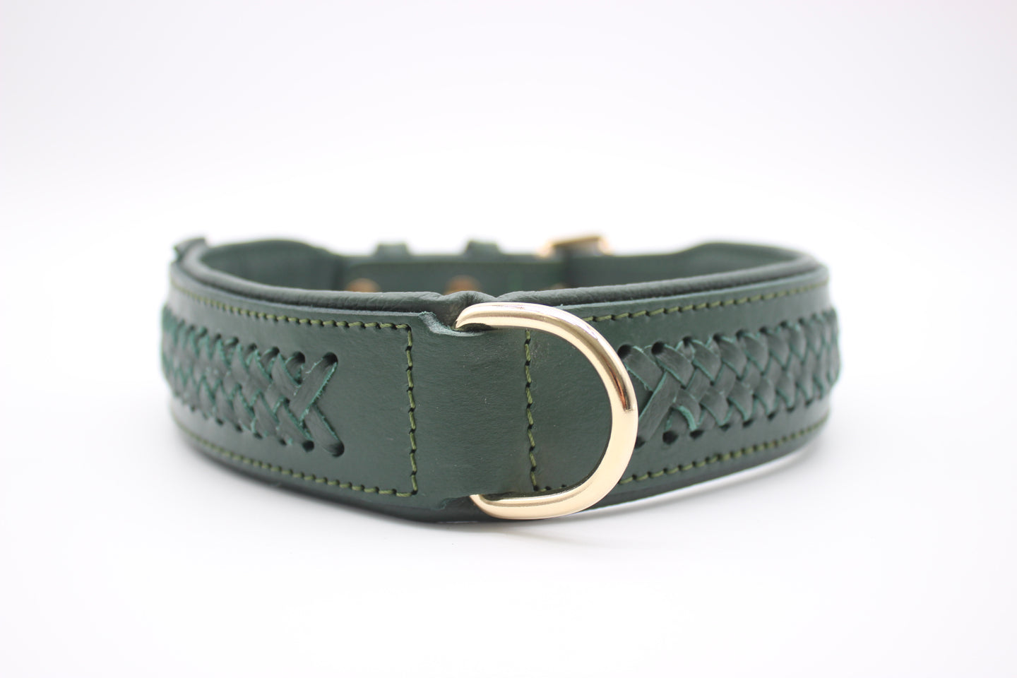 Flechtkunst Halsband Royal-Blau