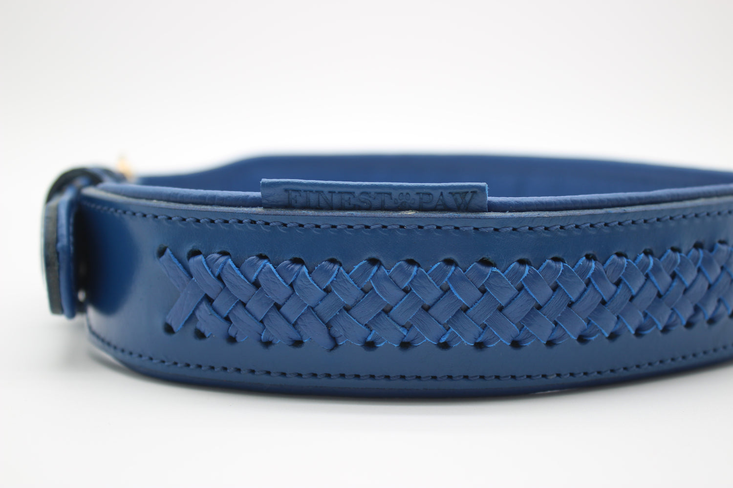 FinestPaw_Halsband_Flechtkunst_royalblau_xxl_all_logo