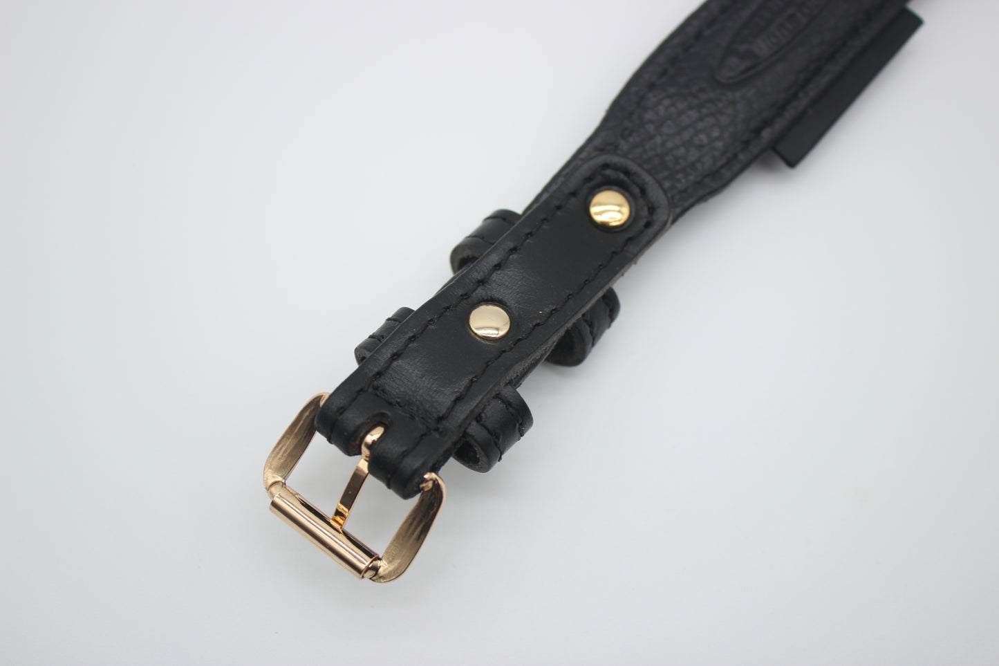 FinestPaw_Halsband_Flechtkunst_schwarz_m_gold_back