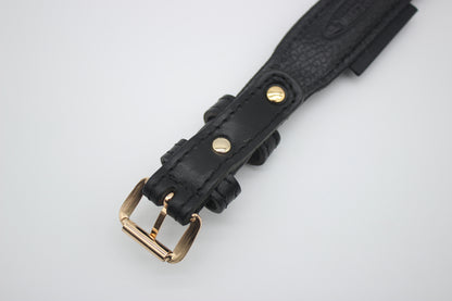 FinestPaw_Halsband_Flechtkunst_schwarz_m_gold_back