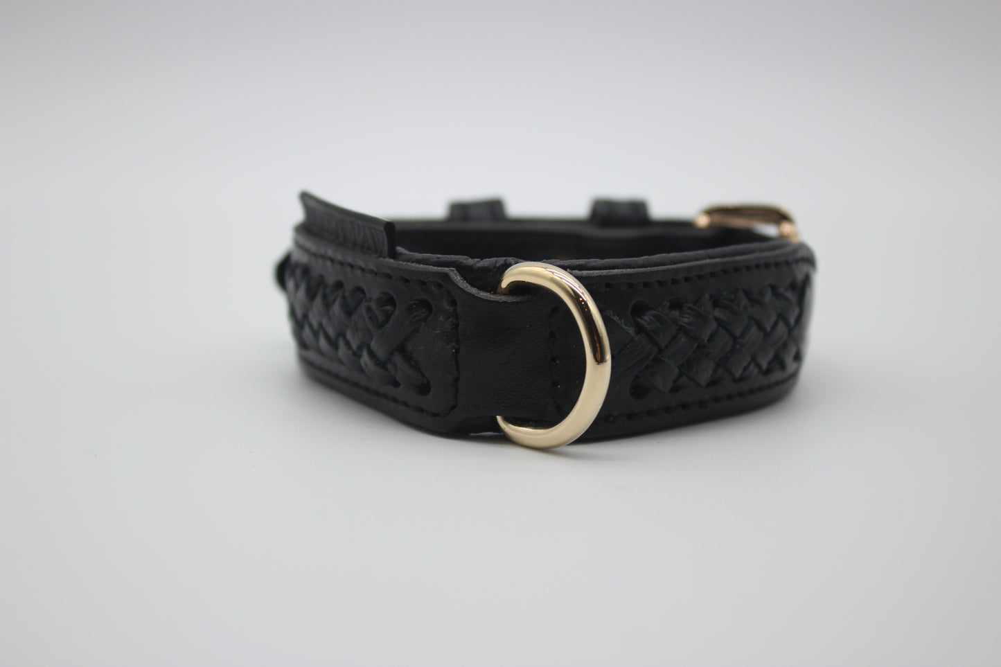 FinestPaw_Halsband_Flechtkunst_schwarz_xs_gold_dring