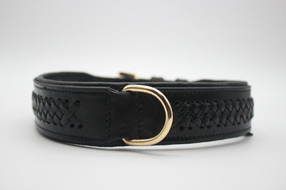 FinestPaw_Halsband_Flechtkunst_schwarz_xxl_gold_dring