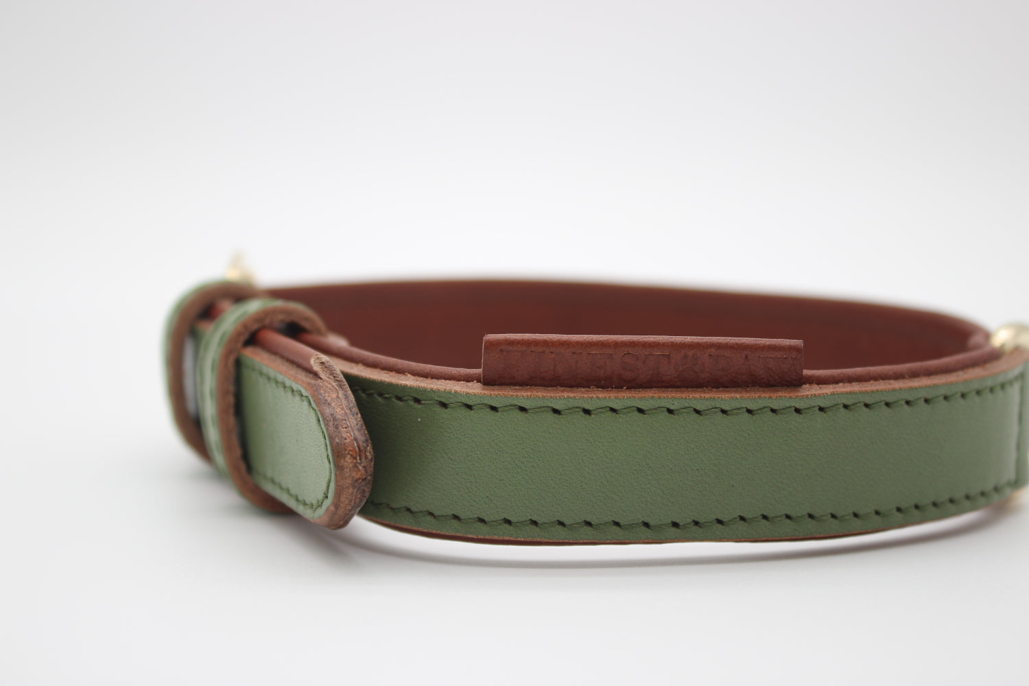 FinestPaw_Halsband_Klassik_Premium_salbei_m_all_logo