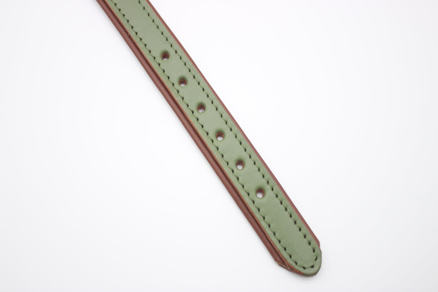 FinestPaw_Halsband_Klassik_Premium_salbei_xs_all_loecher