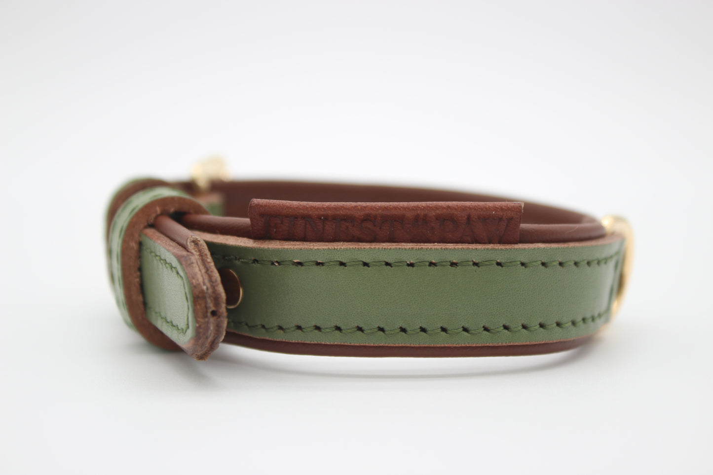 FinestPaw_Halsband_Klassik_Premium_salbei_xs_all_logo