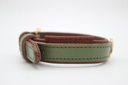 FinestPaw_Halsband_Klassik_Premium_salbei_xs_all_logo