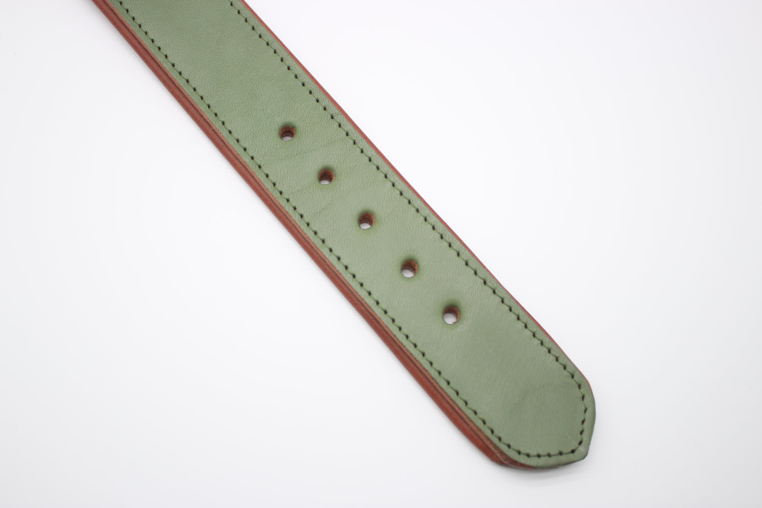 FinestPaw_Halsband_Klassik_Premium_salbei_xxl_all_loecher