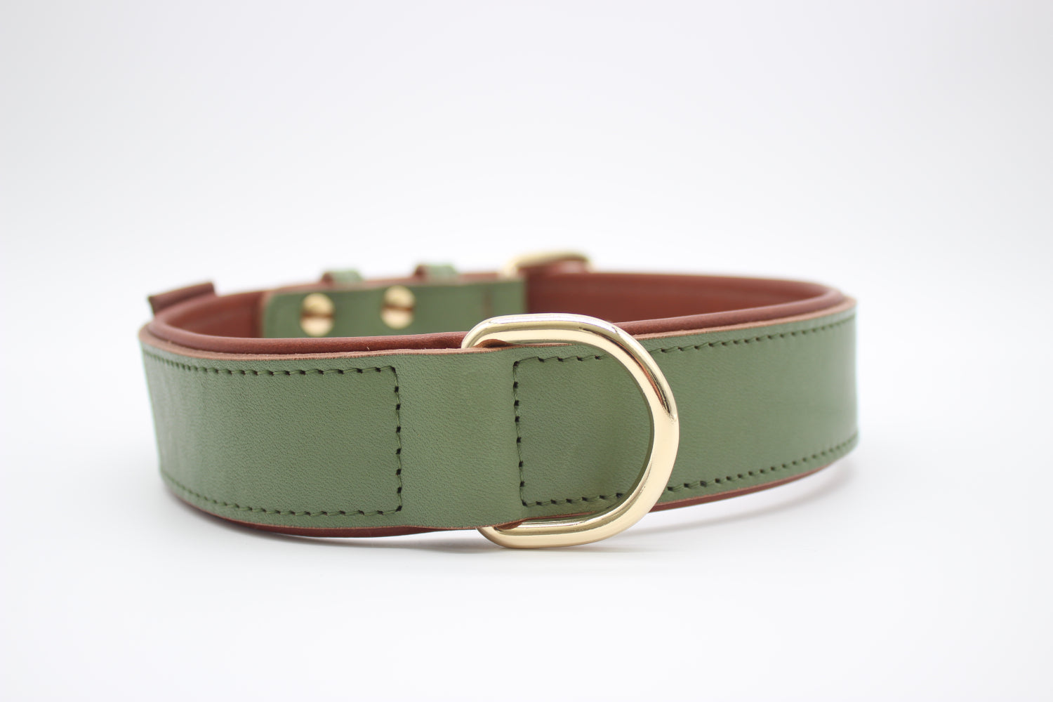 FinestPaw_Halsband_Klassik_Premium_salbei_xxl_gold_dring