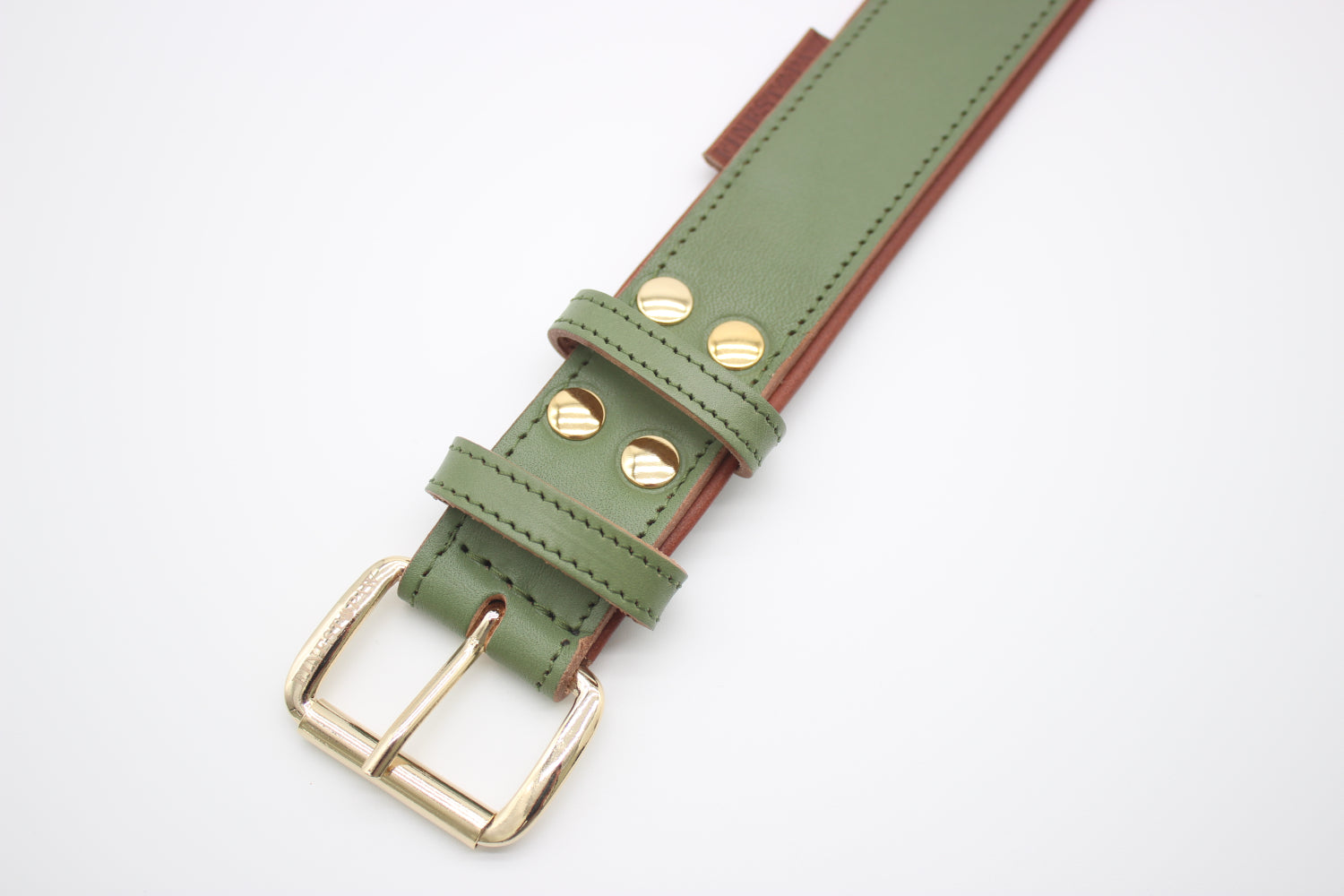 FinestPaw_Halsband_Klassik_Premium_salbei_xxl_gold_schnalle