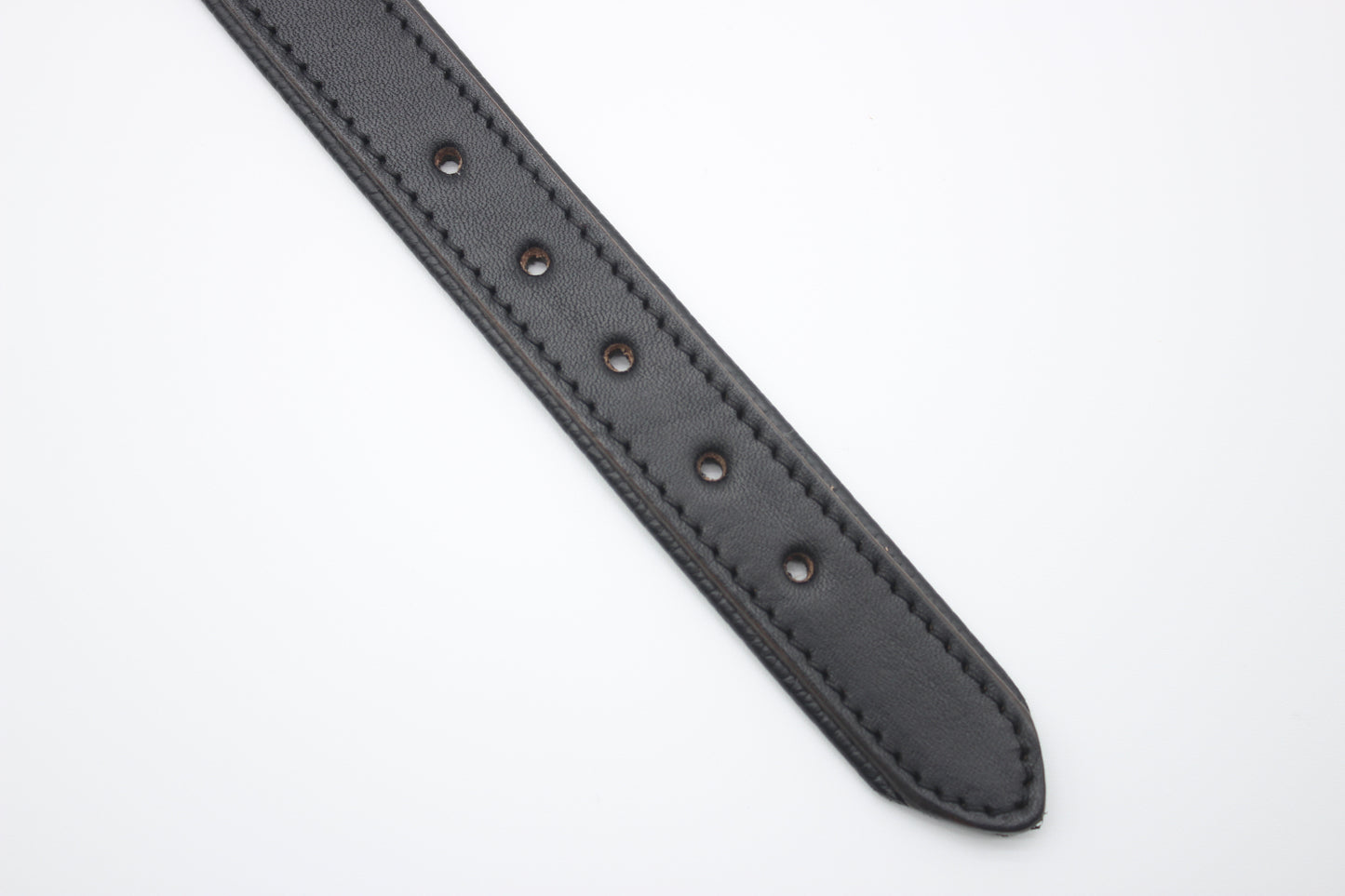 FinestPaw_Halsband_Klassik_Premium_schwarz_m_all_loecher