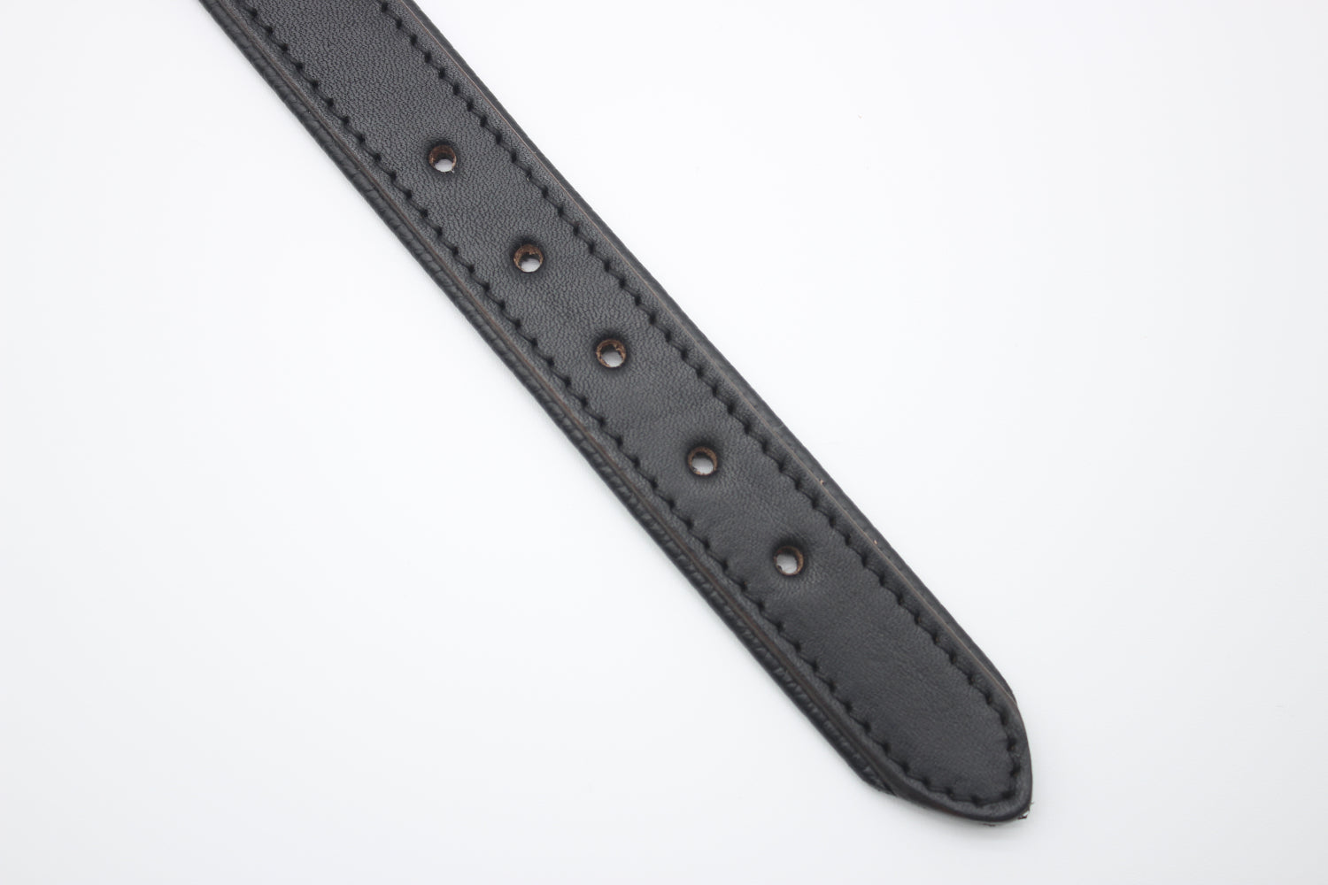 FinestPaw_Halsband_Klassik_Premium_schwarz_m_all_loecher