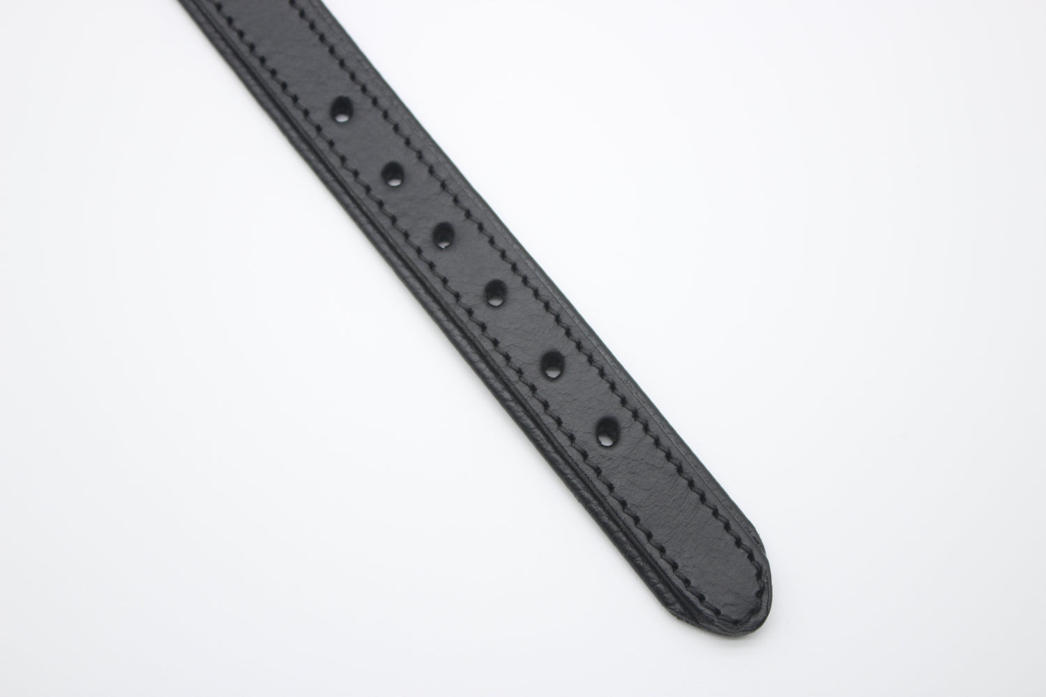 FinestPaw_Halsband_Klassik_Premium_schwarz_xs_all_loecher