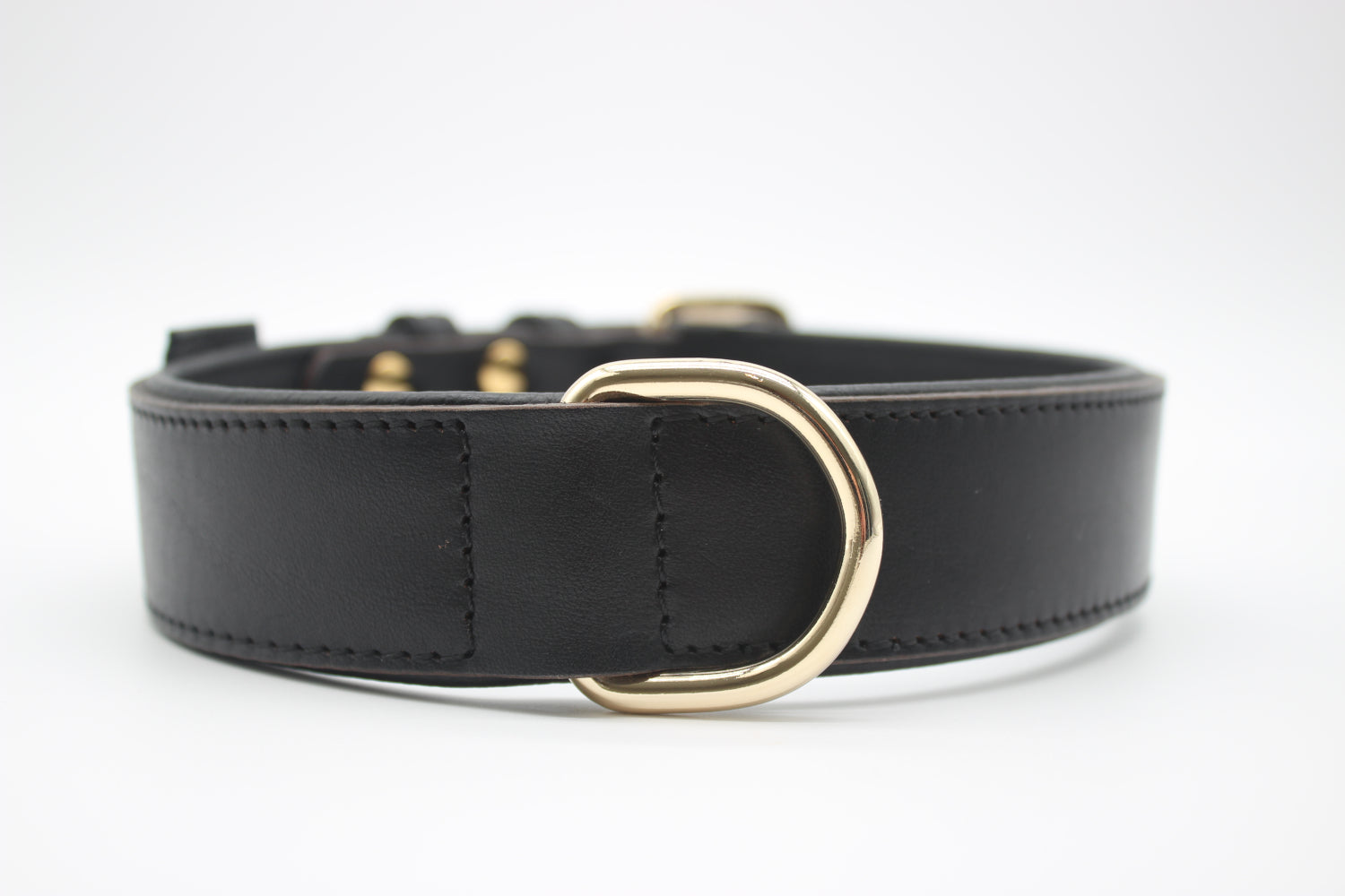 FinestPaw_Halsband_Klassik_Premium_schwarz_xxl_gold_dring