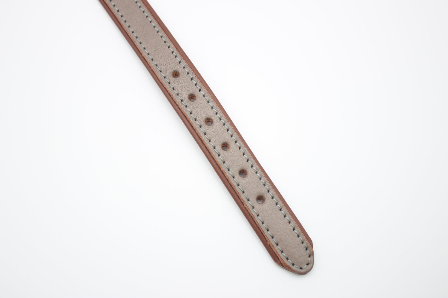 FinestPaw_Halsband_Klassik_Premium_taupe_xs_all_loecher