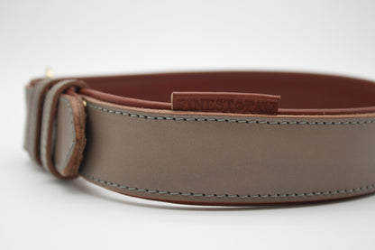 FinestPaw_Halsband_Klassik_Premium_taupe_xxl_all_logo