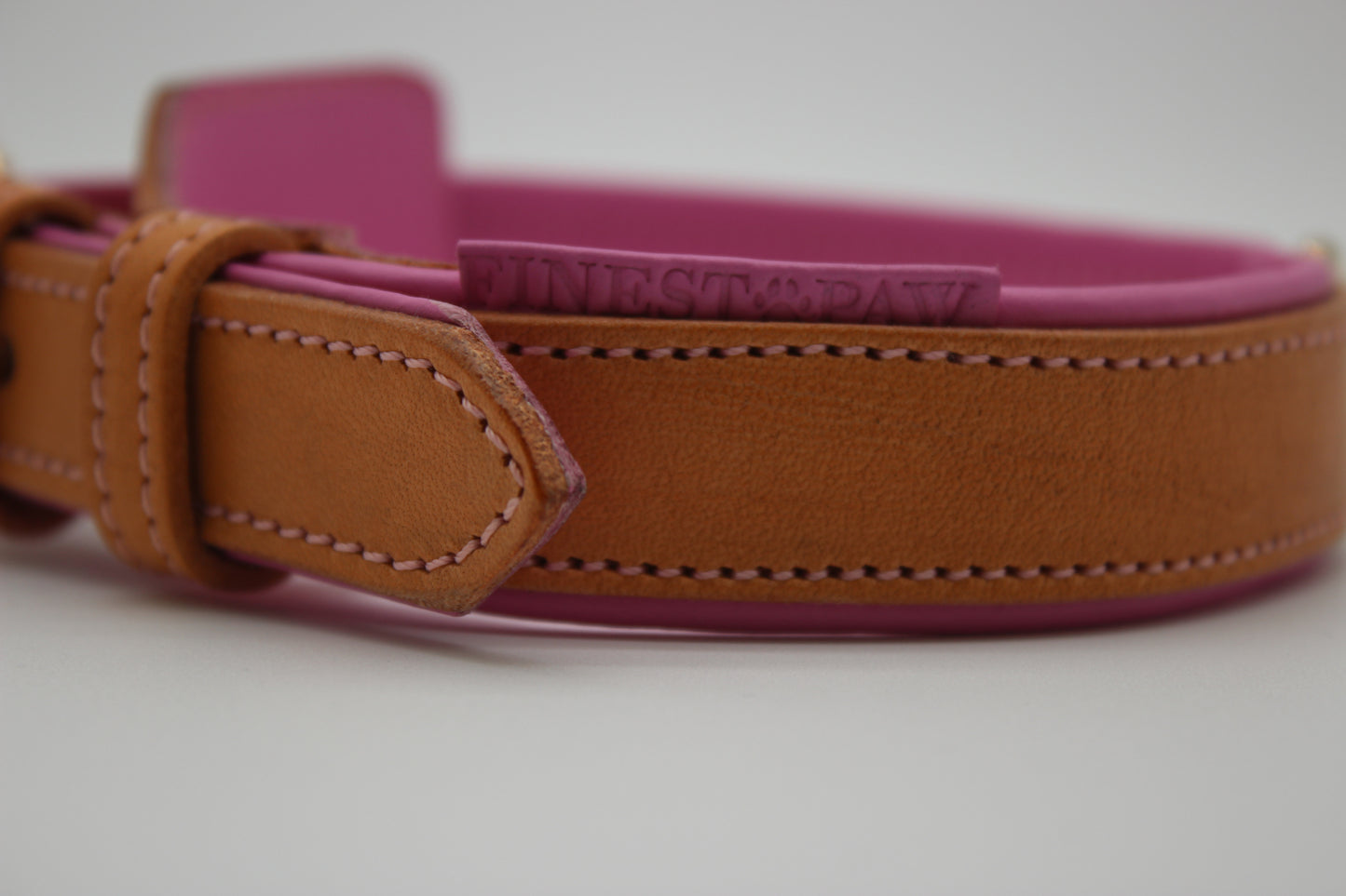 FinestPaw_Halsband_Soft_Komfort_beige-rosa_m_all_logo