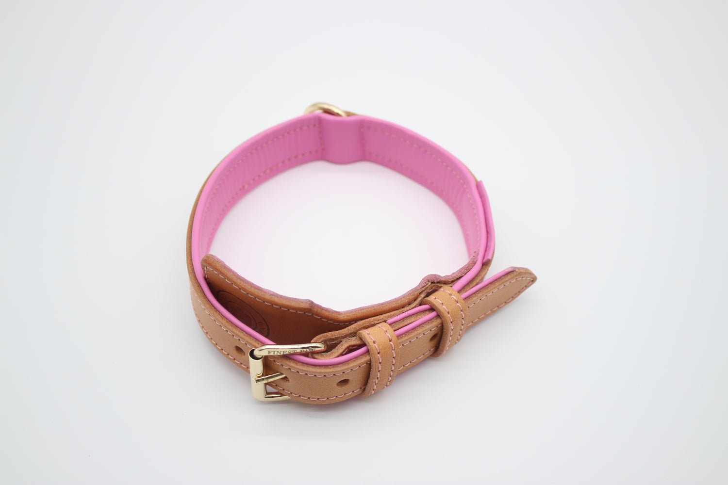 FinestPaw_Halsband_Soft_Komfort_beige-rosa_m_all_oben