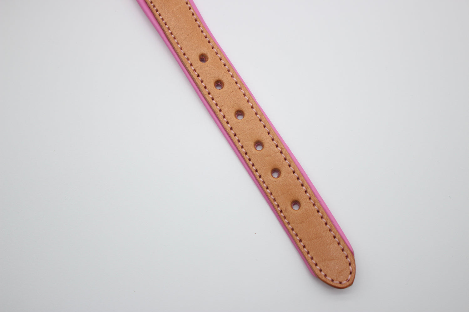 FinestPaw_Halsband_Soft_Komfort_beige-rosa_xs_all_loecher