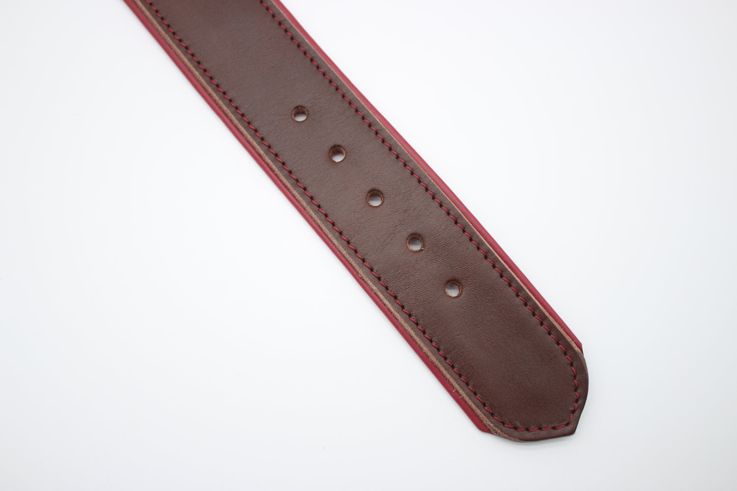 FinestPaw_Halsband_Soft_Komfort_braun-bordeaux_xxl_all_loecher