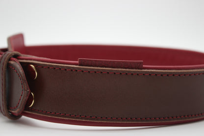 FinestPaw_Halsband_Soft_Komfort_braun-bordeaux_xxl_all_logo