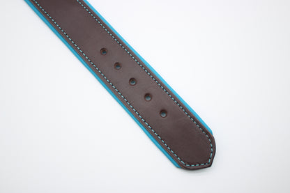 FinestPaw_Halsband_Soft_Komfort_braun-tuerkis_xxl_all_loecher