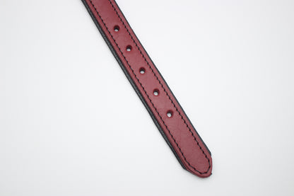 FinestPaw_Halsband_Soft_Komfort_rot-schwarz_m_all_loecher