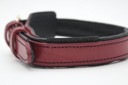 FinestPaw_Halsband_Soft_Komfort_rot-schwarz_m_all_logo