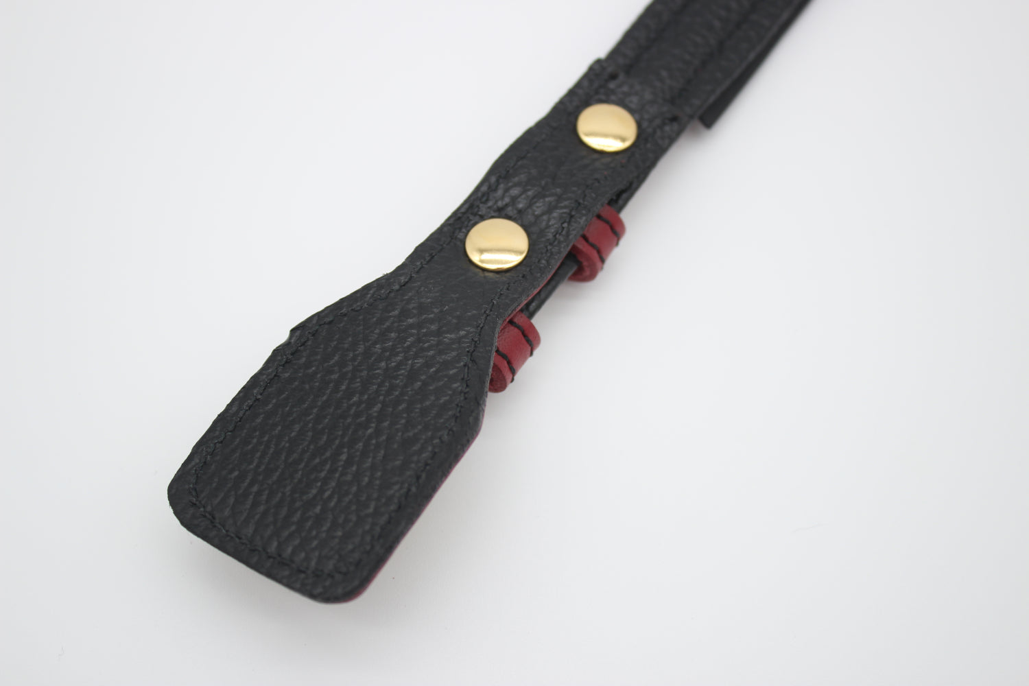 FinestPaw_Halsband_Soft_Komfort_rot-schwarz_xs_all_back