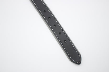 FinestPaw_Halsband_Soft_Komfort_schwarz-grau_m_all_loecher