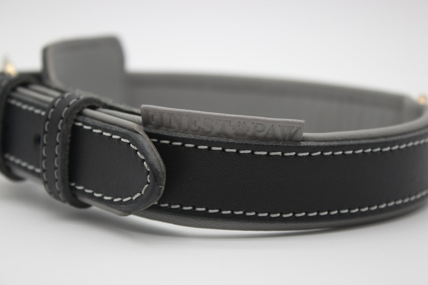 Soft Komfort Halsband Schwarz/Grau
