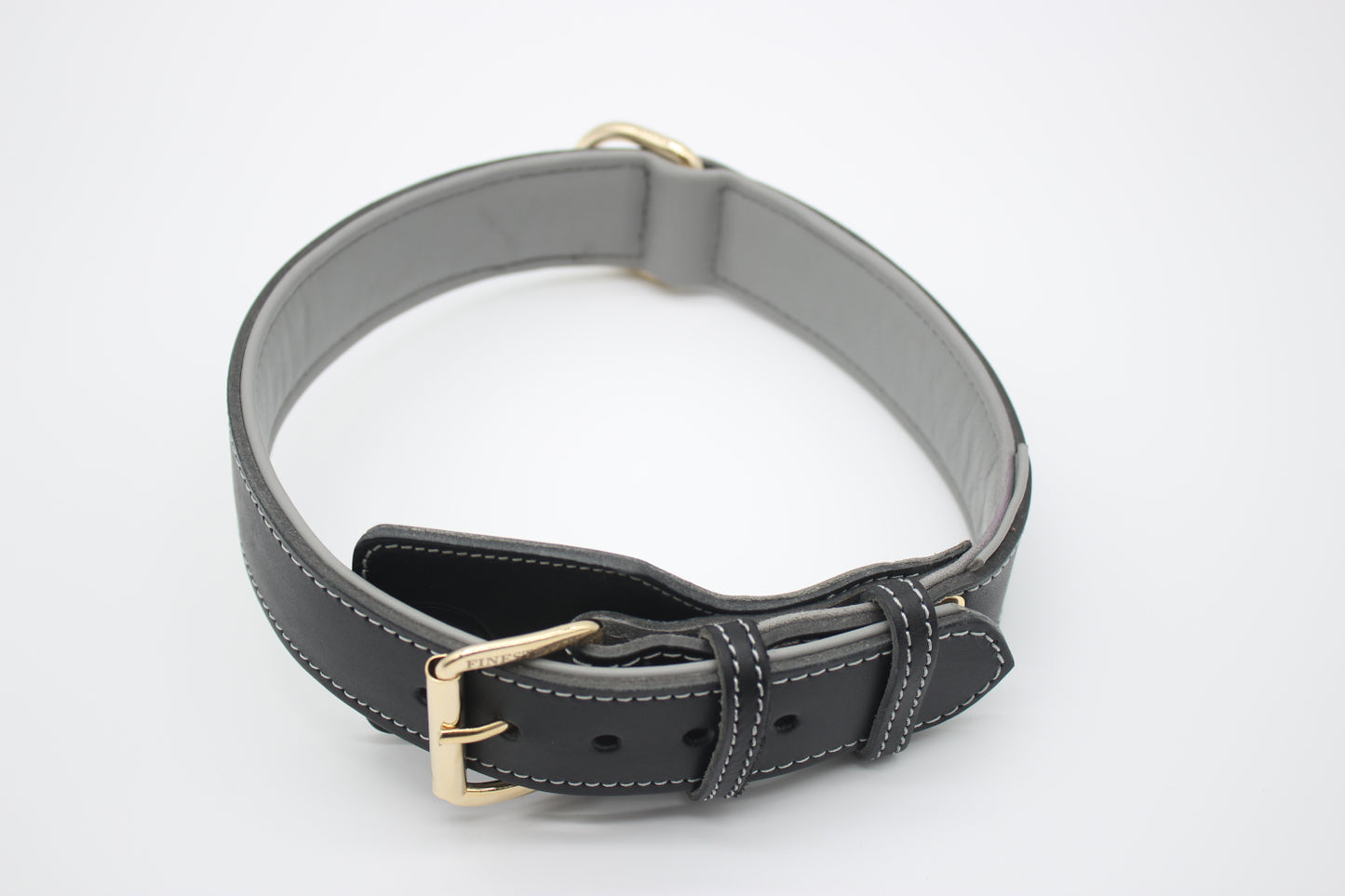 FinestPaw_Halsband_Soft_Komfort_schwarz-grau_xxl_all_oben