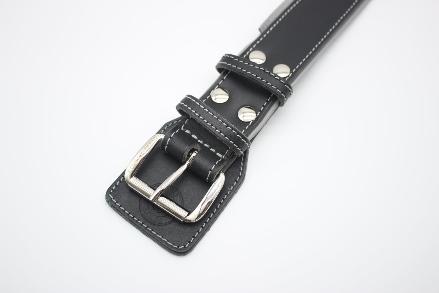 FinestPaw_Halsband_Soft_Komfort_schwarz-grau_xxl_silber_schnalle