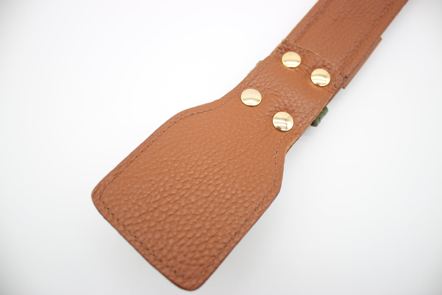 FinestPaw_Halsband_Soft_Komfort_waldgruen-cognac_xxl_all_back