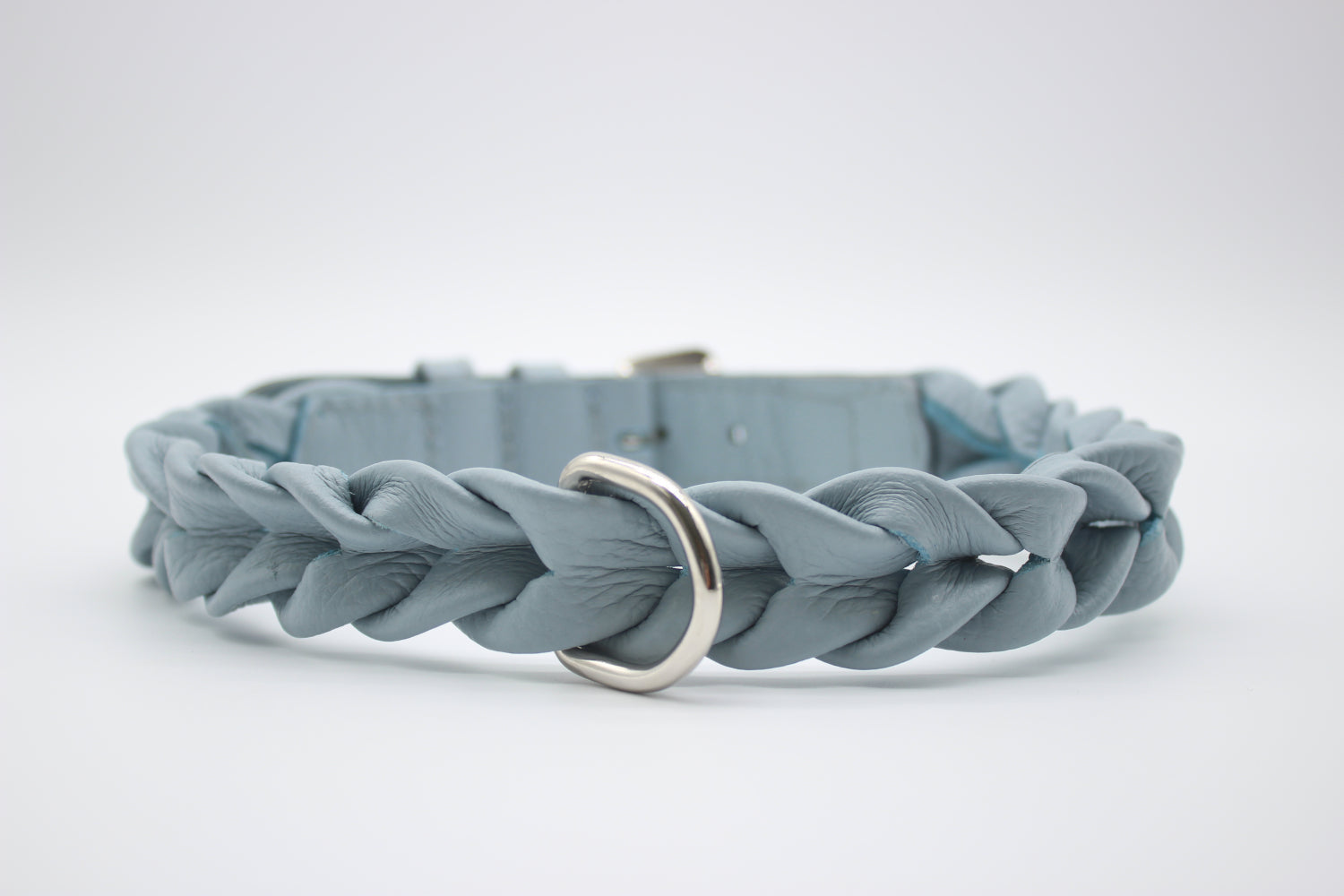FinestPaw_Halsband_Vollgeflochten_hellblau_xxl_silber_back