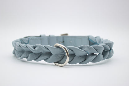 FinestPaw_Halsband_Vollgeflochten_hellblau_xxl_silber_back