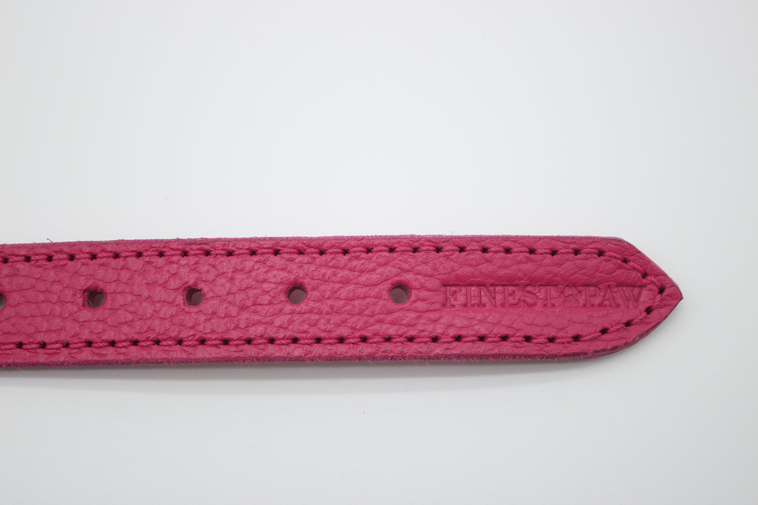 FinestPaw_Halsband_Vollgeflochten_pink_m_all_logo