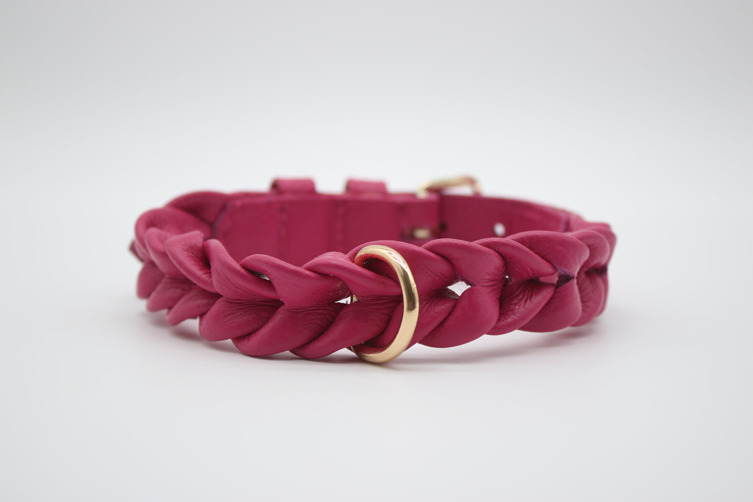 FinestPaw_Halsband_Vollgeflochten_pink_m_gold_back