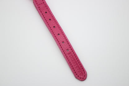 FinestPaw_Halsband_Vollgeflochten_pink_xs_all_loecher