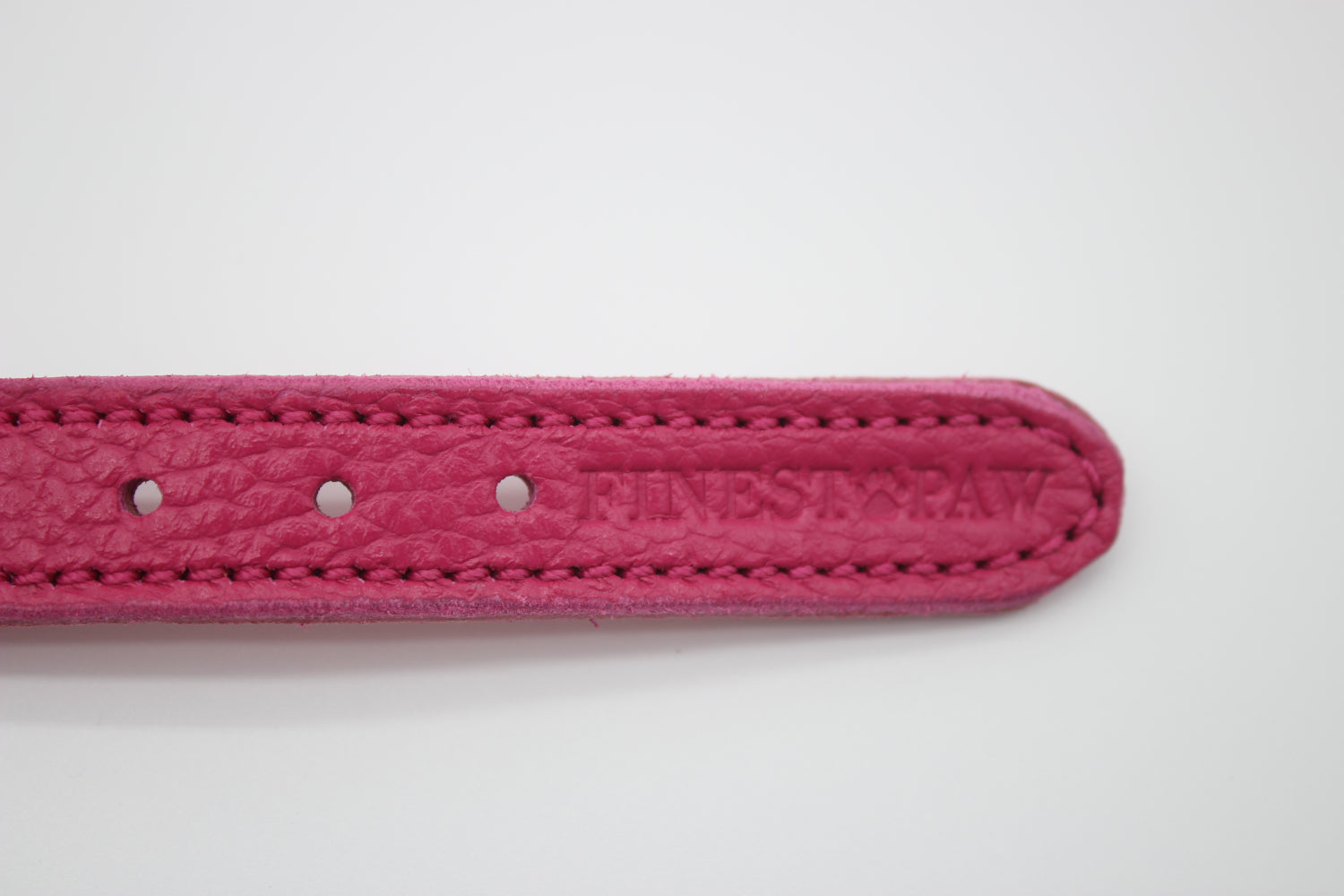 FinestPaw_Halsband_Vollgeflochten_pink_xs_all_logo