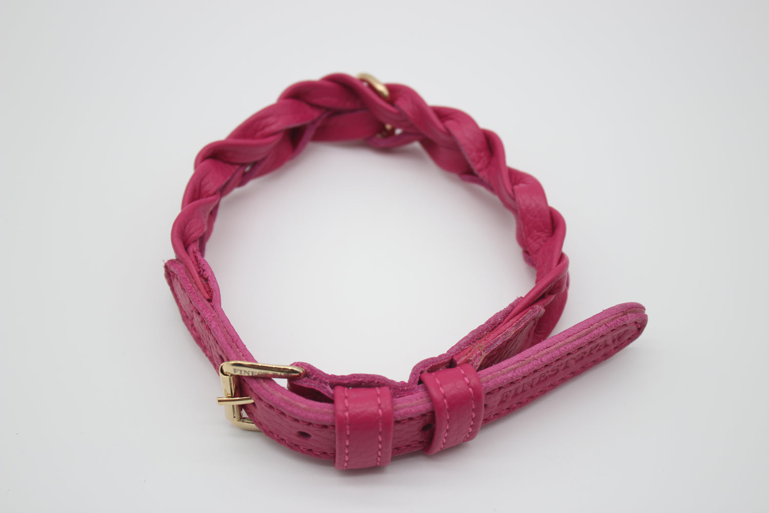FinestPaw_Halsband_Vollgeflochten_pink_xs_all_oben