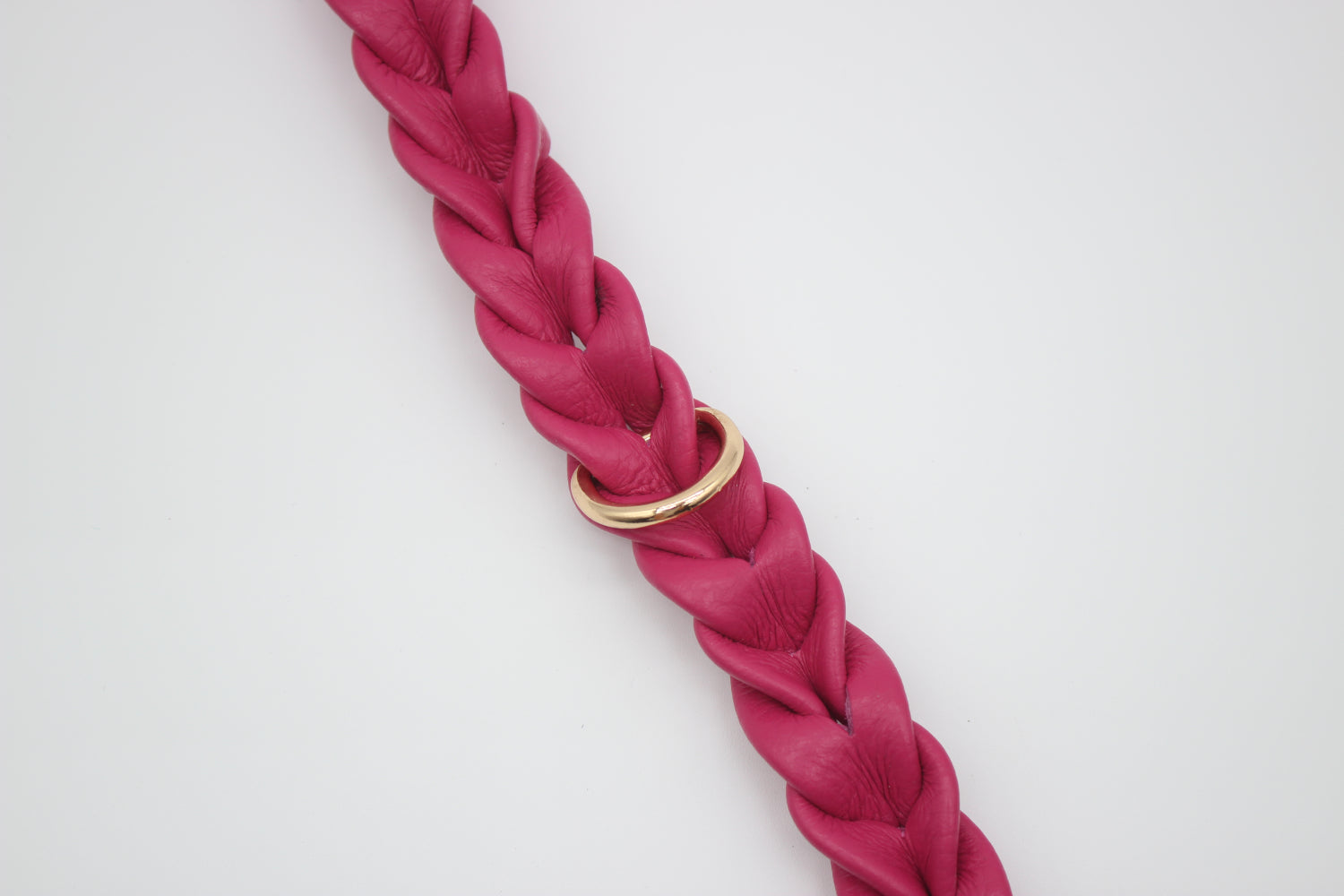 FinestPaw_Halsband_Vollgeflochten_pink_xs_gold_dring