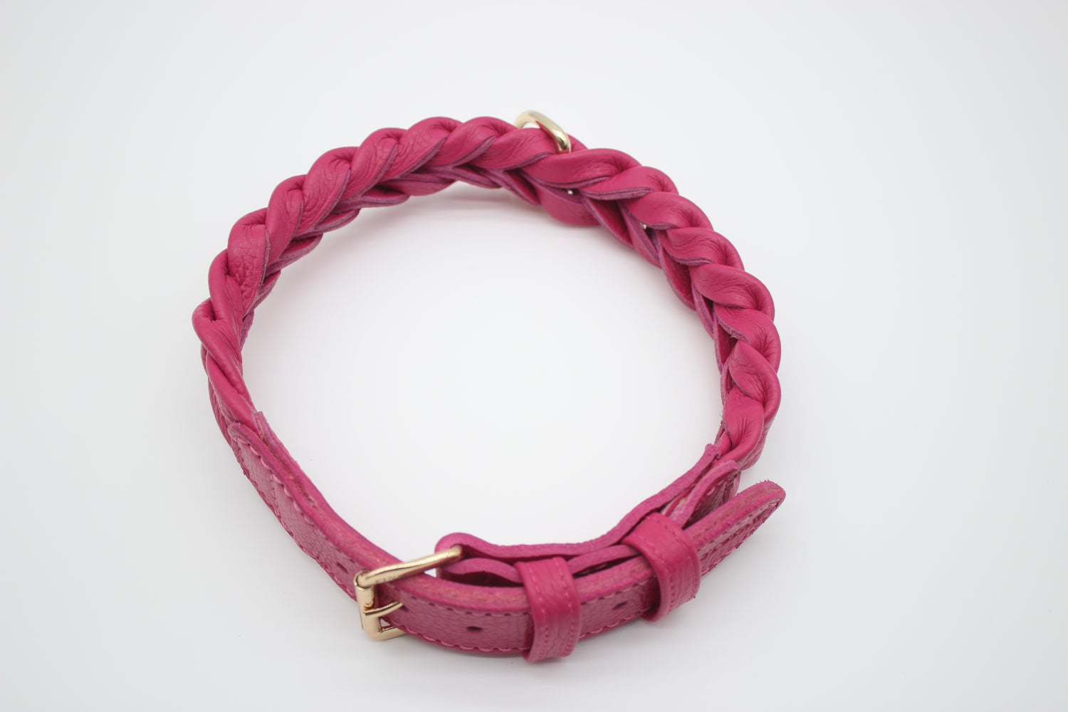 FinestPaw_Halsband_Vollgeflochten_pink_xxl_all_oben
