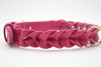 FinestPaw_Halsband_Vollgeflochten_pink_xxl_all_side