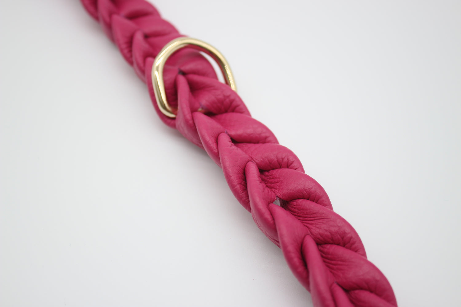 FinestPaw_Halsband_Vollgeflochten_pink_xxl_gold_dring