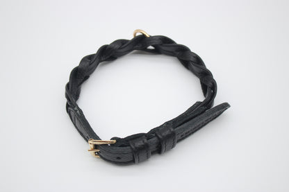 FinestPaw_Halsband_Vollgeflochten_schwarz_xs_all_oben