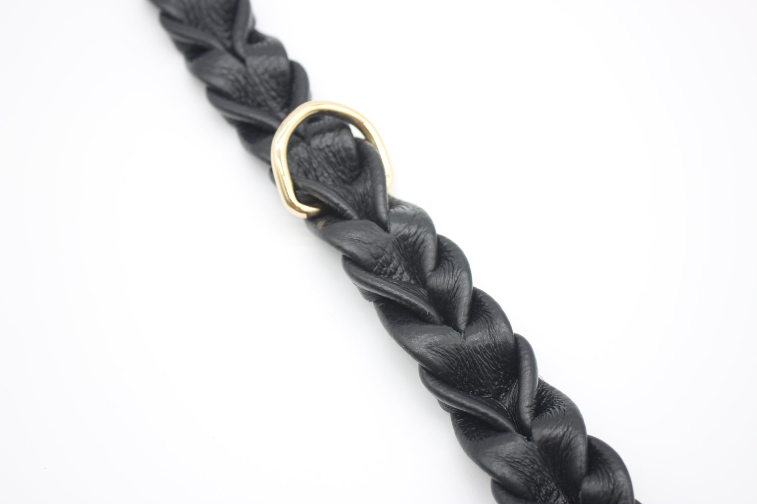 FinestPaw_Halsband_Vollgeflochten_schwarz_xxl_gold_dring